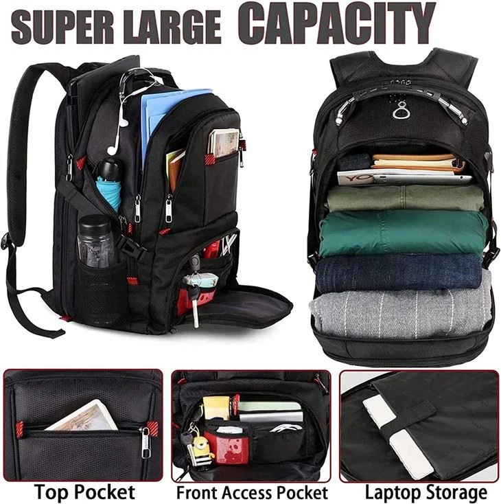 Waterproof USB Charging Anti-theft Laptop Backpack